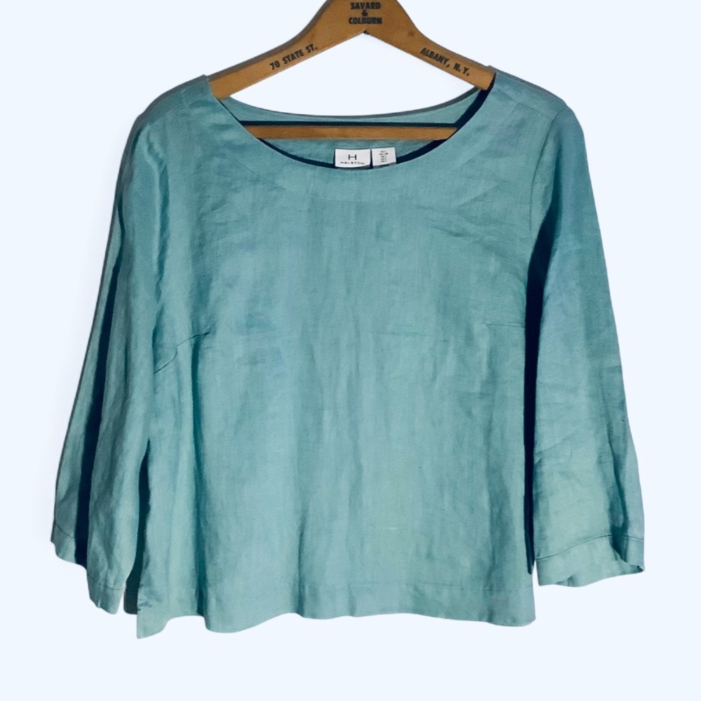 Halston linen top